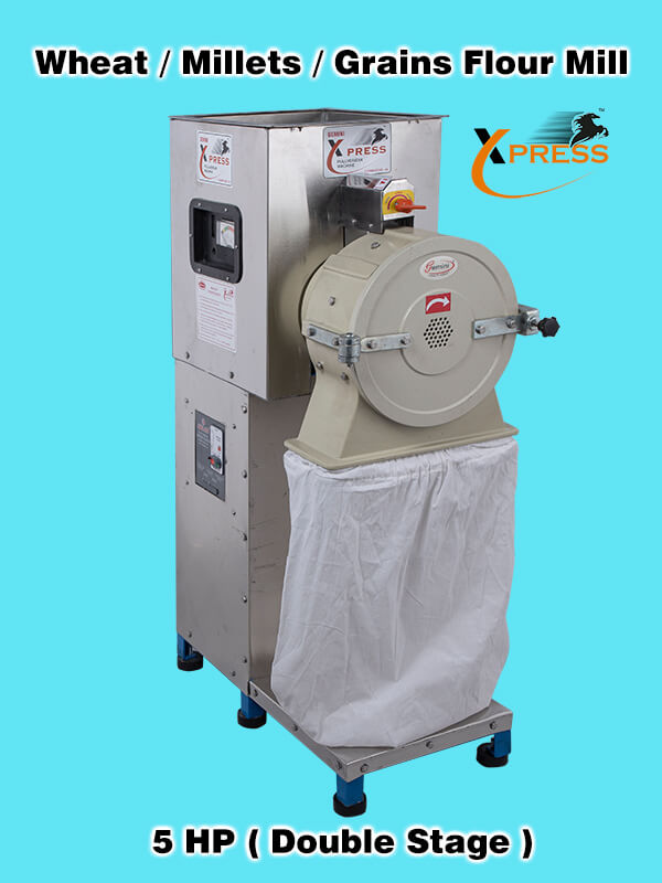 FLOUR MILL 5 HP DOUBLE STAGE