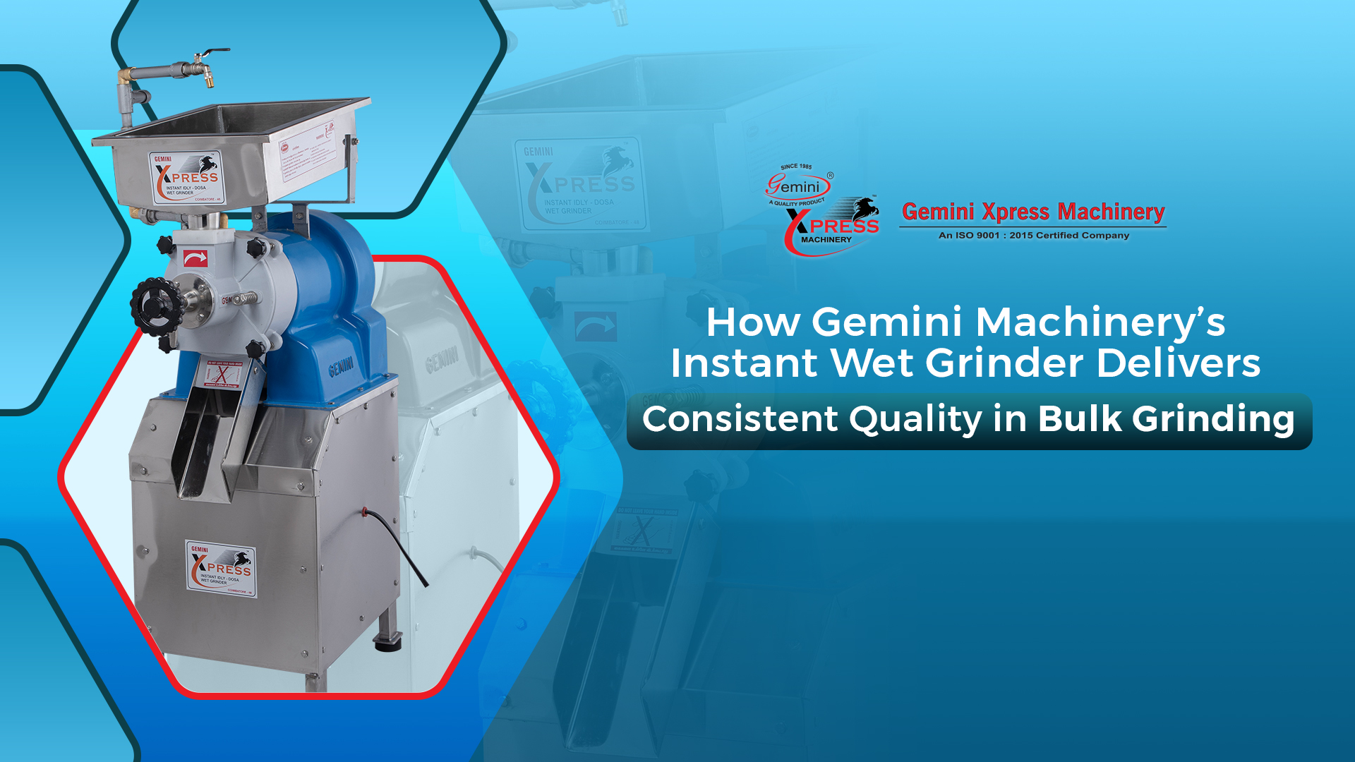 Instant Wet Grinder | commercial wet grinder machine