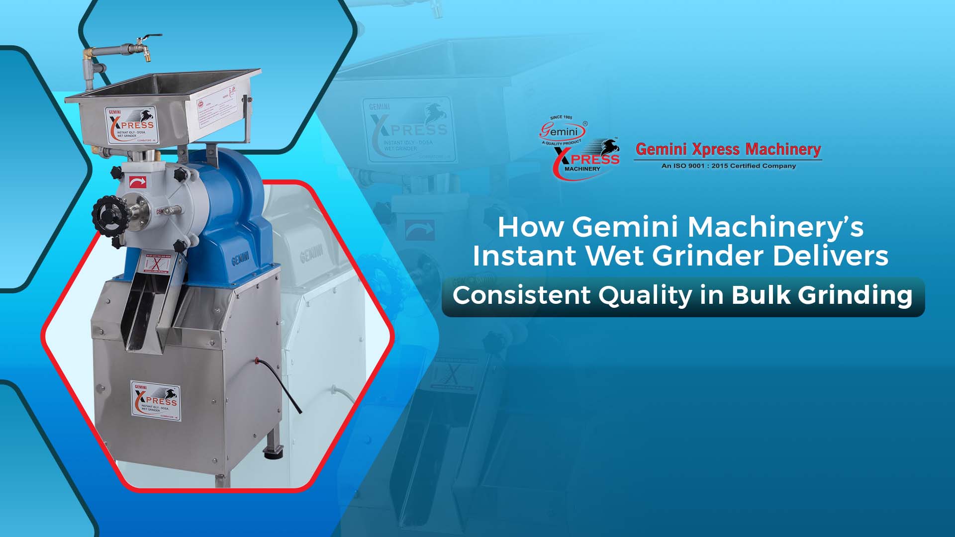Instant Wet Grinder | commercial wet grinder machine